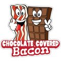 Signmission Chocolate Covered Bacon 2 Decal Concession Stand Food Truck Sticker, D-8 Chocolate Covered Bacon 2 D-DC-8 Chocolate Covered Bacon 219